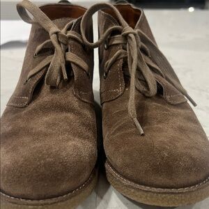 Lucky Brand Brown Suede Ankle Boots